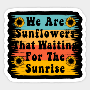 Sunflower Sunshine Summer T-Shirt Sticker